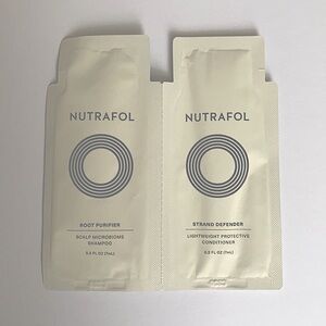 Nutrafol root purifier scalp microbiome shampoo strand defender condition SAMPLE